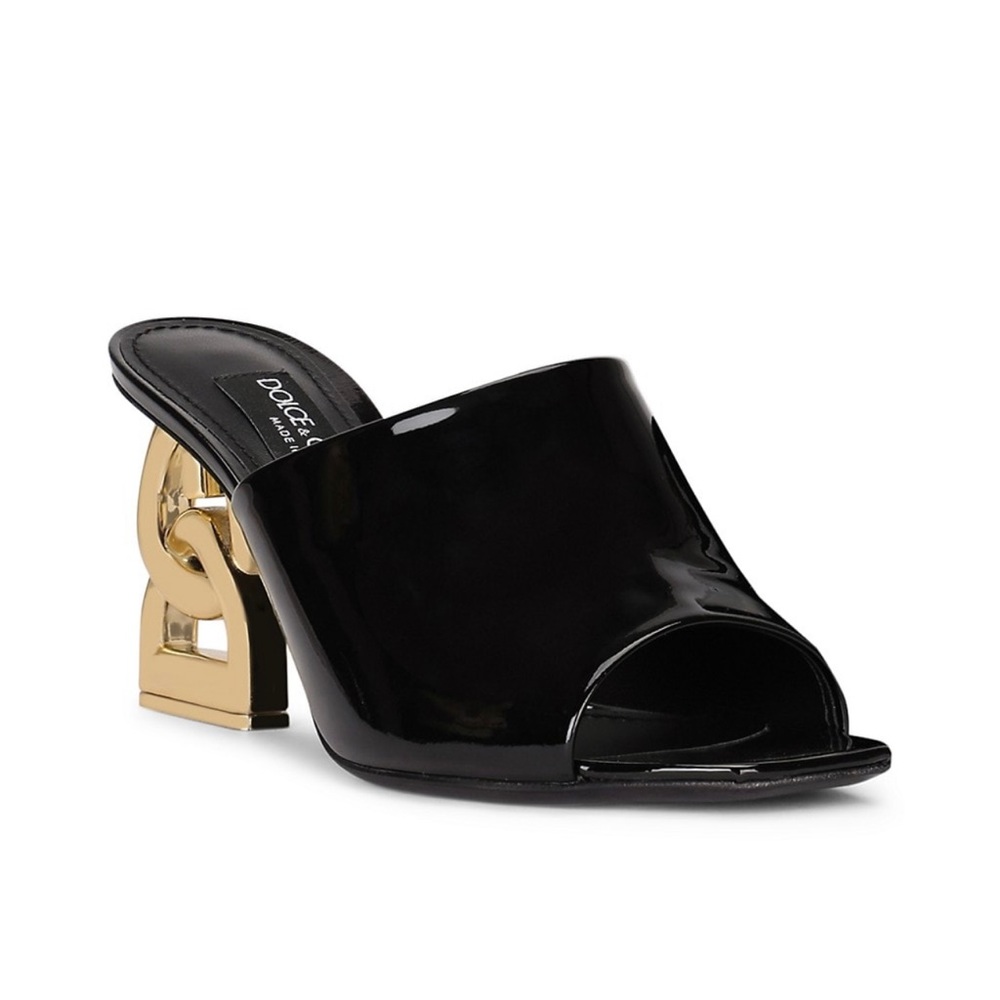 Dolce & Gabbana Patent Leather Mules 🖤